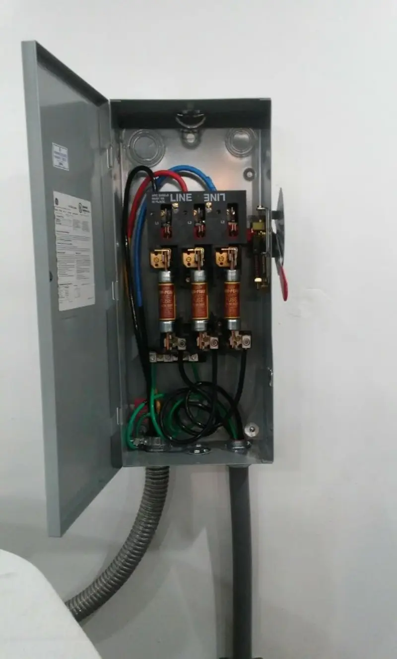 Three-phase disconnect switch installed for Electrical Wiring & Rewiring in Westmont